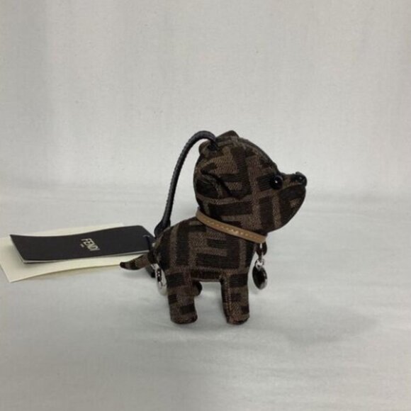 Fendi FF Print Dog Charm - Picture 6 of 6